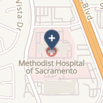 Methodist Hospital Of Sacramento on map