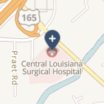 Central Louisiana Surgical Hospital on map