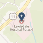 Lewisgale Hospital Pulaski on map