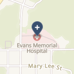 Evans Memorial Hospital on map
