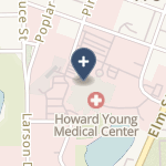 Howard Young Medical Ctr on map