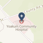 Yoakum Community Hospital on map