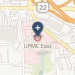 Upmc East on map