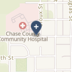 Chase County Community Hospital on map