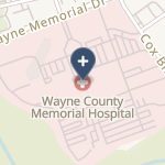 Wayne Memorial Hospital on map
