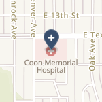 Coon Memorial Hospital on map