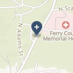 Ferry County Memorial Hospital on map