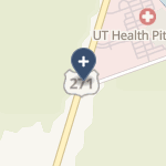 East Texas Medical Center Pittsburg on map