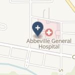 Abbeville General Hospital on map
