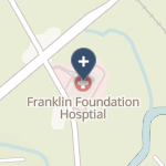 Franklin Foundation Hospital on map