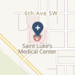 St Luke's Hospital on map