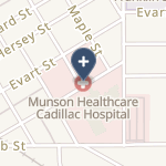 Munson Healthcare Cadillac Hospital on map