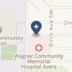 Wagner Community Memorial Hospital - Cah on map