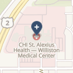 Chi St Alexius Health Williston on map
