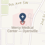 Mercy Medical Center-Dyersville on map