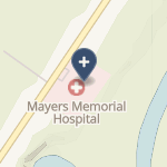 Mayers Memorial Hospital on map
