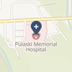 Pulaski Memorial Hospital on map