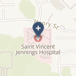 St Vincent Jennings Hospital Inc on map