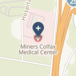 Miners' Colfax Medical Center on map