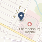 Chambersburg Hospital on map