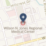 Wilson n Jones Regional Medical Center on map