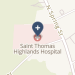 Saint Thomas Highlands Hospital on map
