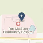 Fort Madison Community Hospital on map