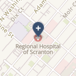 Regional Hospital Of Scranton on map