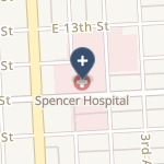 Spencer Municipal Hospital on map