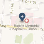 Baptist Memorial Hospital Union City on map