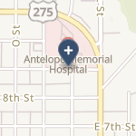 Antelope Memorial Hospital on map