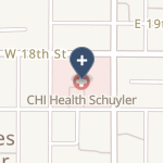 Chi Health Schuyler on map