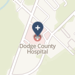 Dodge County Hospital on map
