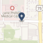 Jane Phillips Memorial Medical Center, Inc on map