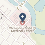 Ashtabula County Medical Center on map