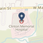 Clinton Memorial Hospital on map