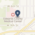 Edwards County Hospital on map