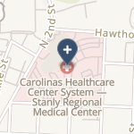 Carolinas Healthcare System Stanly on map