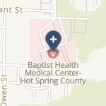 Baptist Health Medical Center-Hot Springs County on map