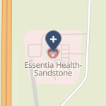 Essentia Health Sandstone on map