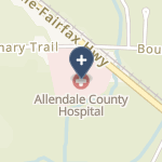 Allendale County Hospital on map