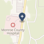 Monroe County Hospital on map