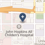 Johns Hopkins All Children's Hospital on map