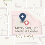 Mercy San Juan Medical Center on map