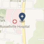 Russellville Hospital on map