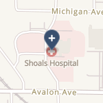 Shoals Hospital on map