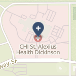 Chi St Alexius Health Dickinson on map