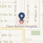 Clara Barton Hospital on map