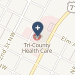 Tri County Hospital on map