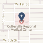 Coffeyville Regional Medical Center, Inc on map